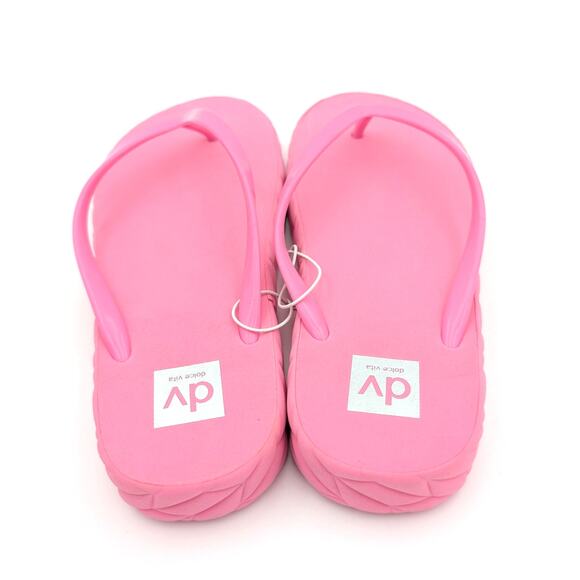 DV Dolce Vita Big Kid Girls Zibbie Flip Flop Thong Sandals Pink Size US5 EU36 - Picture 4 of 11